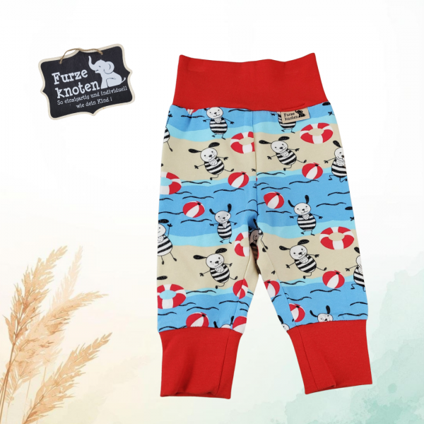 Pumphose "Hund am Strand" Gr. 68