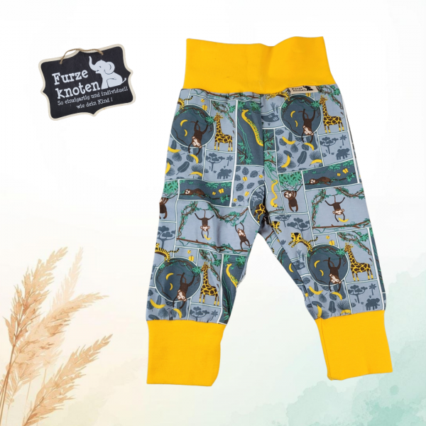 Pumphose "Tiere Savanne und Dschungel" Gr. 68