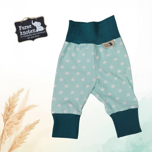 Pumphose "Türkis mit Sternen"  Gr. 56