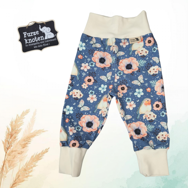 Pumphose "Blumen" Gr. 74